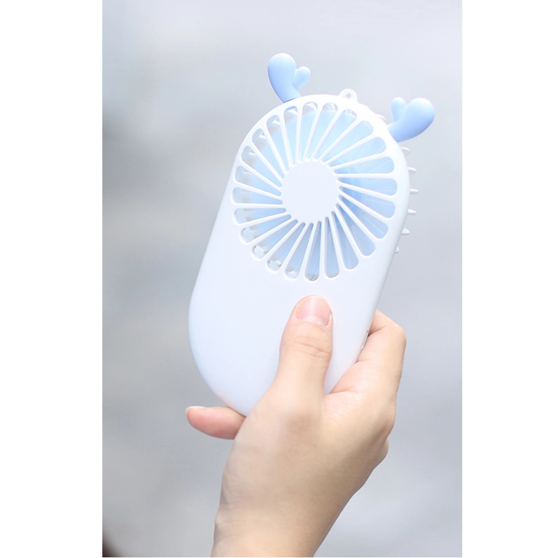 Mini small Handheld Fan USB Rechargeable Battery Cooling 3