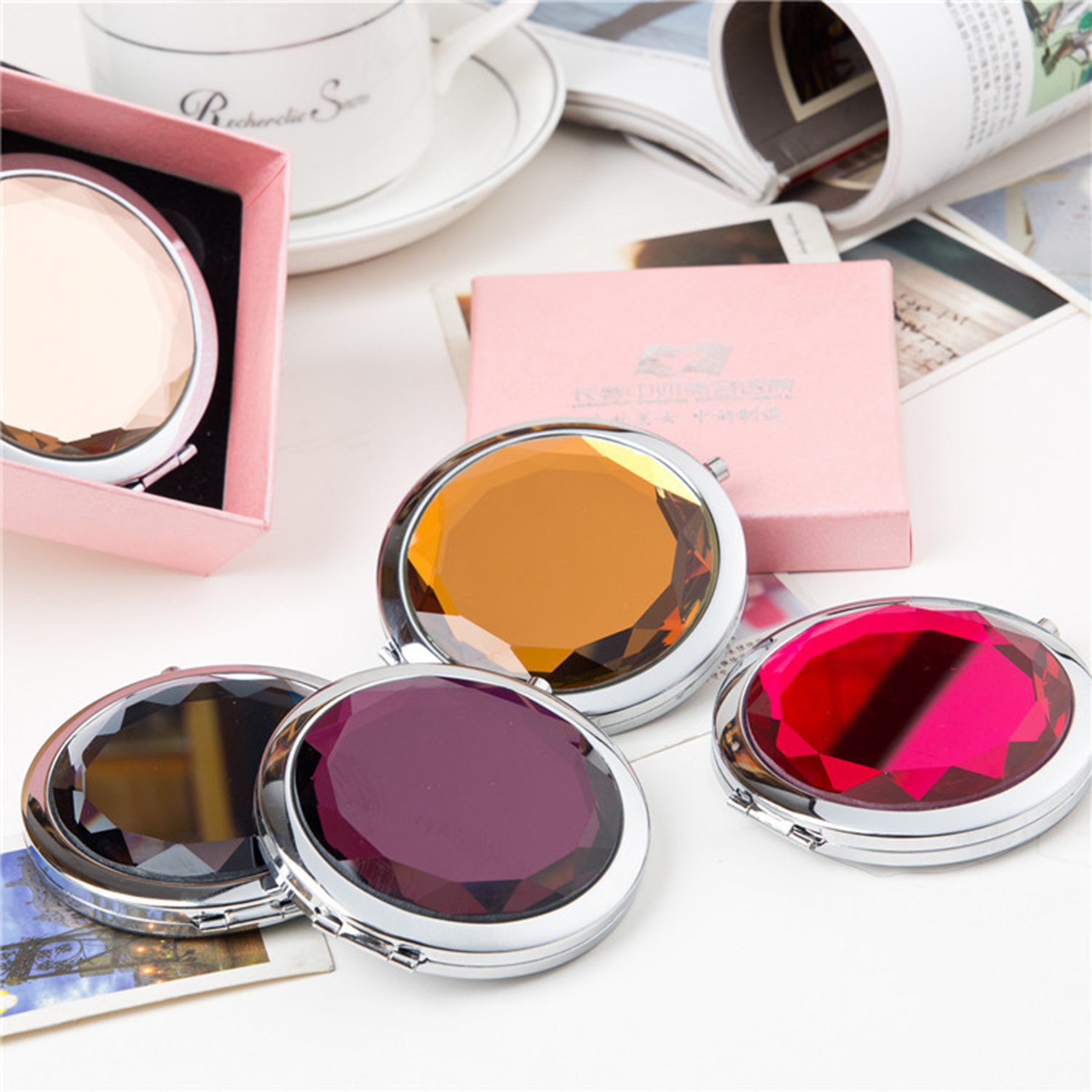 Metal Cosmetic Pocket Mirror 3