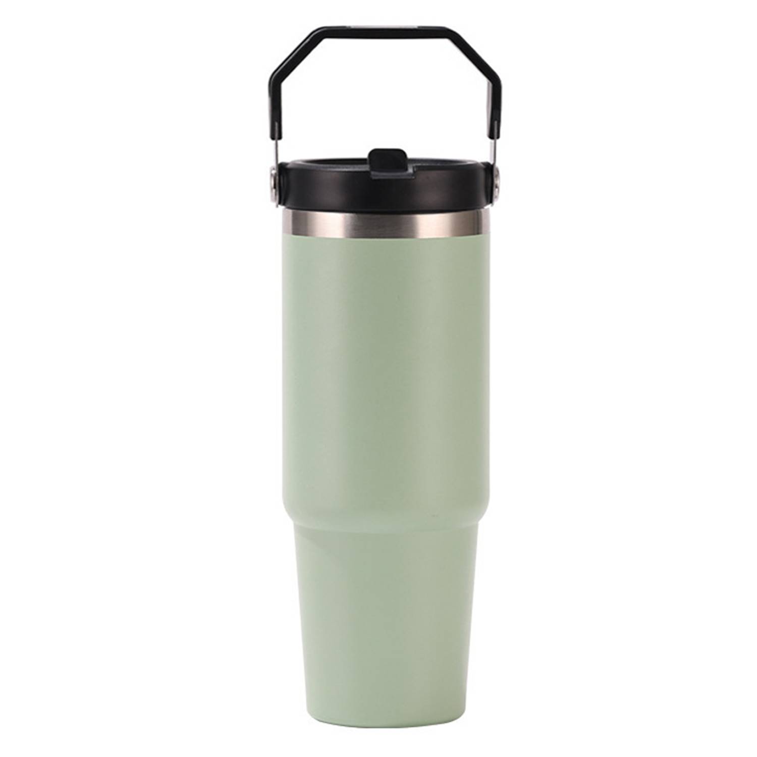 20oz Portable Stainless Steel Insulated Cup w/ Straw 10