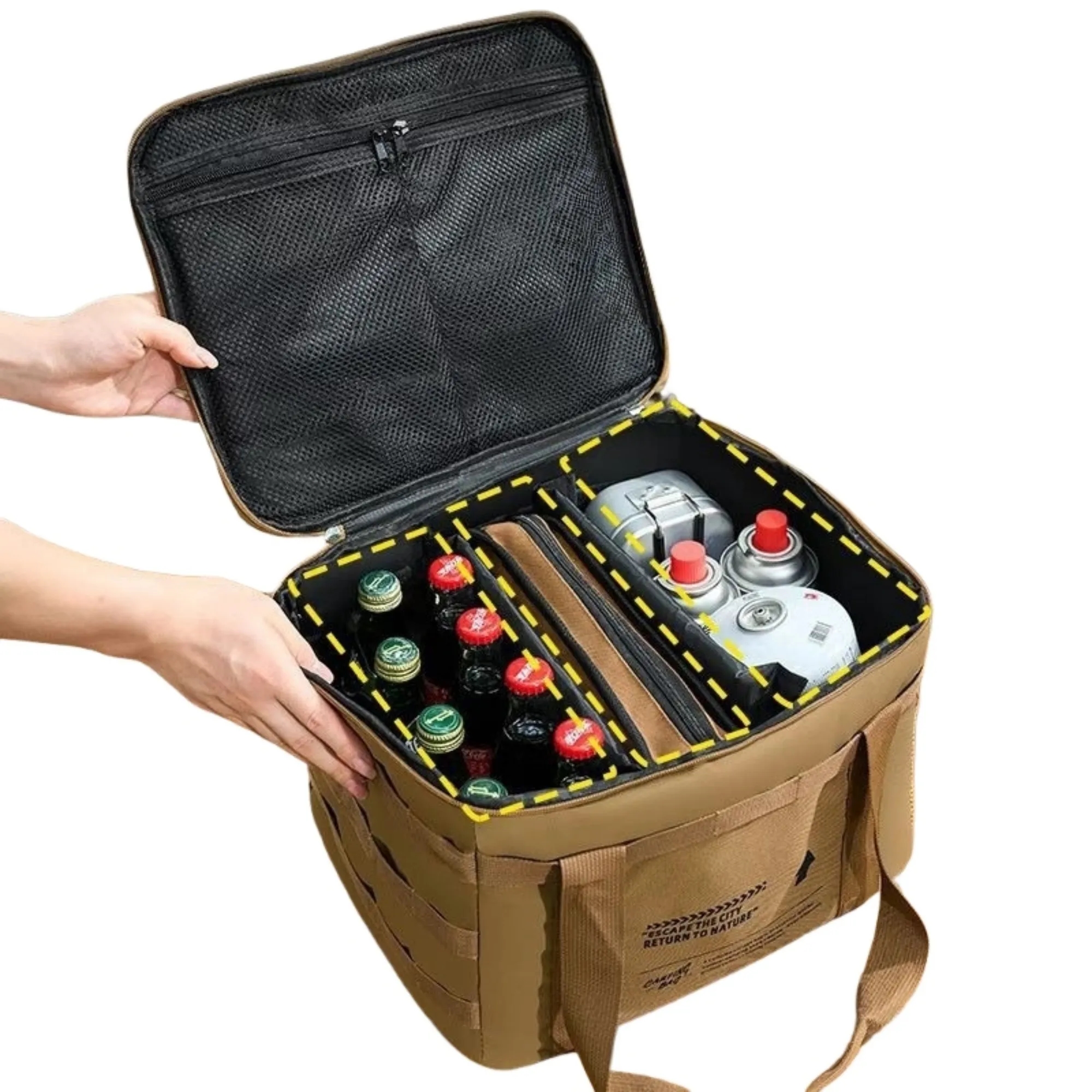 Insulated Oxford Outdoor Picnic Tote Bag Durable 7