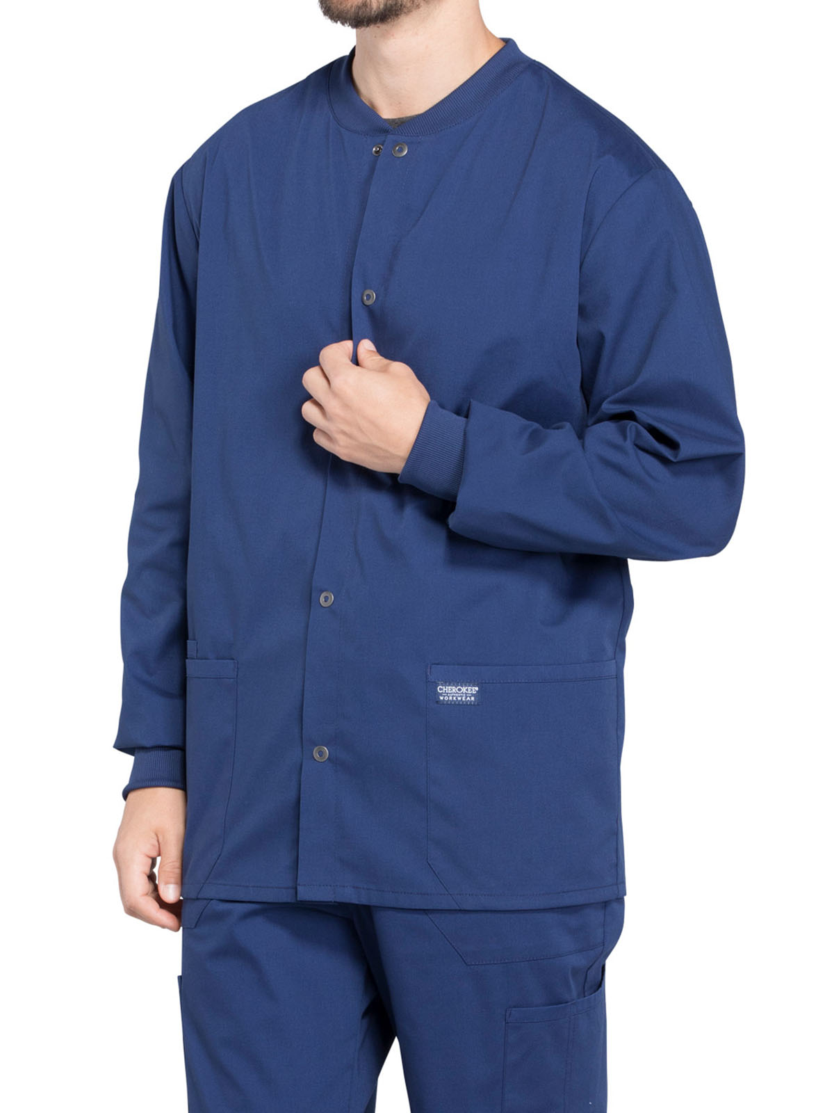 Cherokee - Workwear Professionals - Men's Snap Front Jacket 2