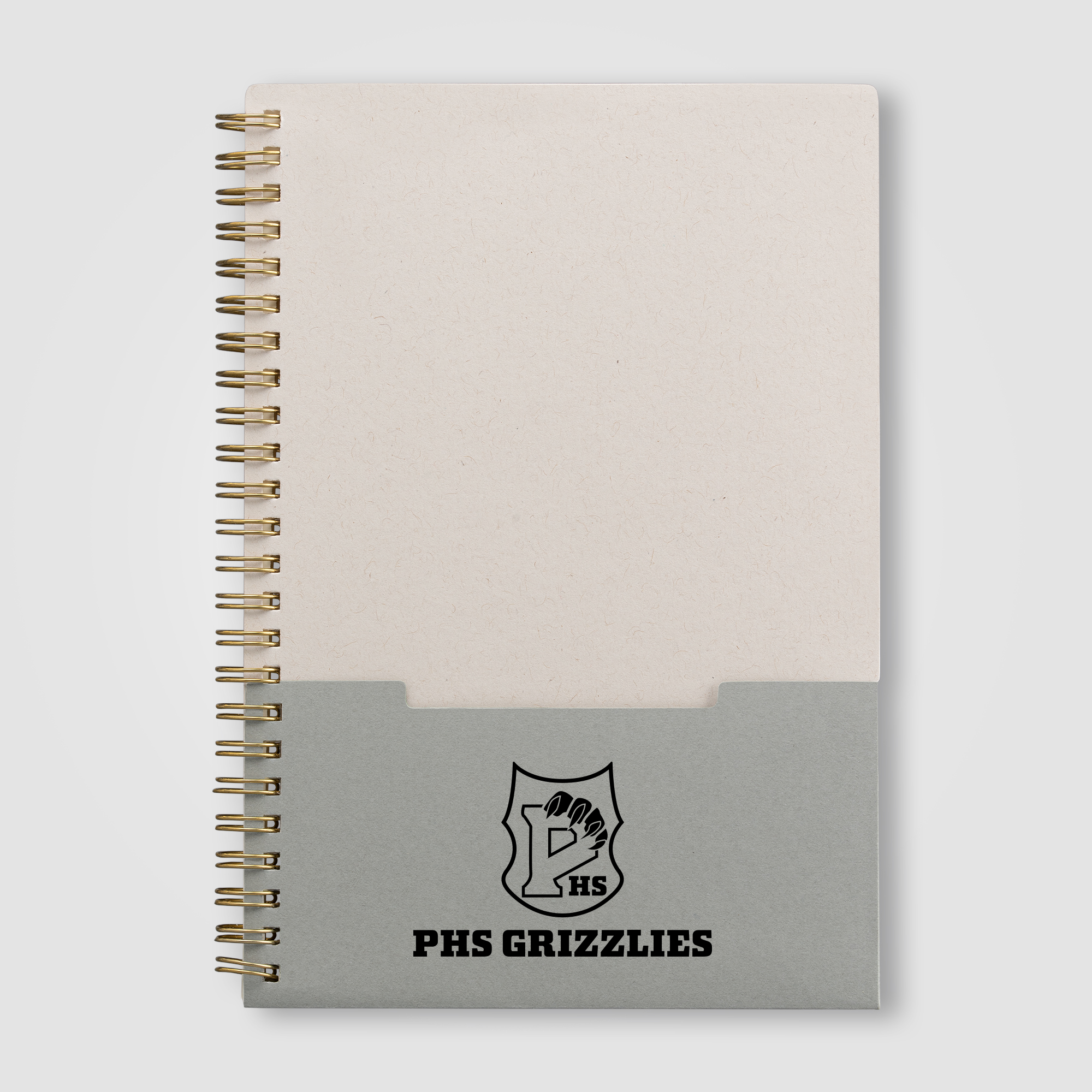 Lino FSC Paper Spiral Binding Vertical Pocket Notebook - A5 20