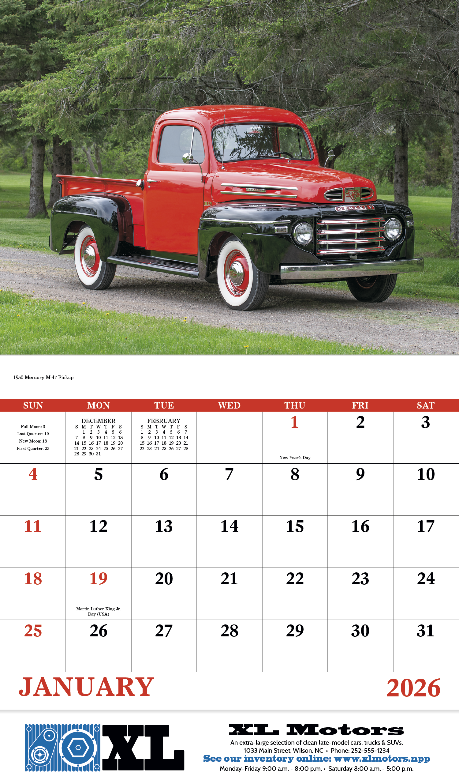 Good Value™ Treasured Trucks - Stapled Calendar 8