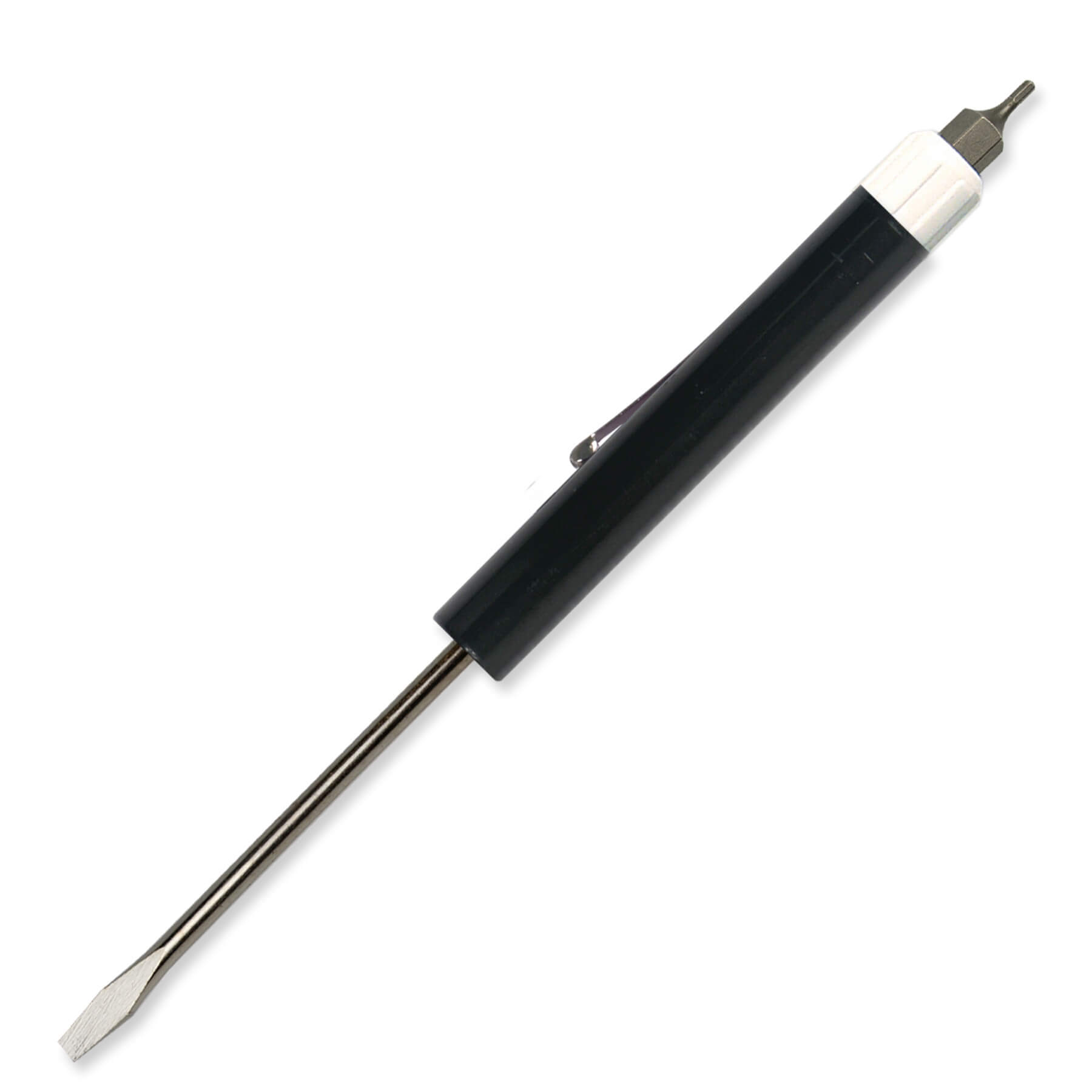 Pocket Screwdriver - 1/8" Flat Tip Blade w/Hex Bit Top 29