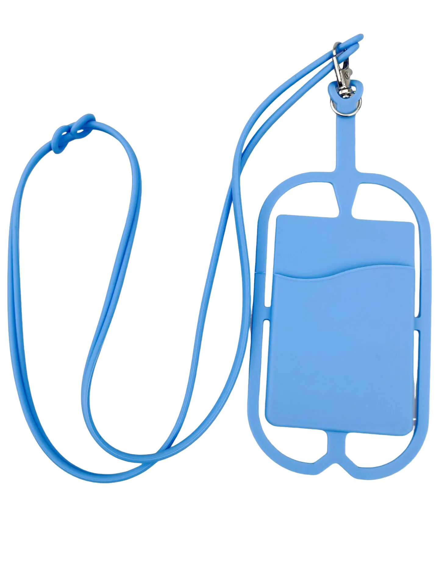 Silicone Phone Lanyard Card Holder Pocket 8