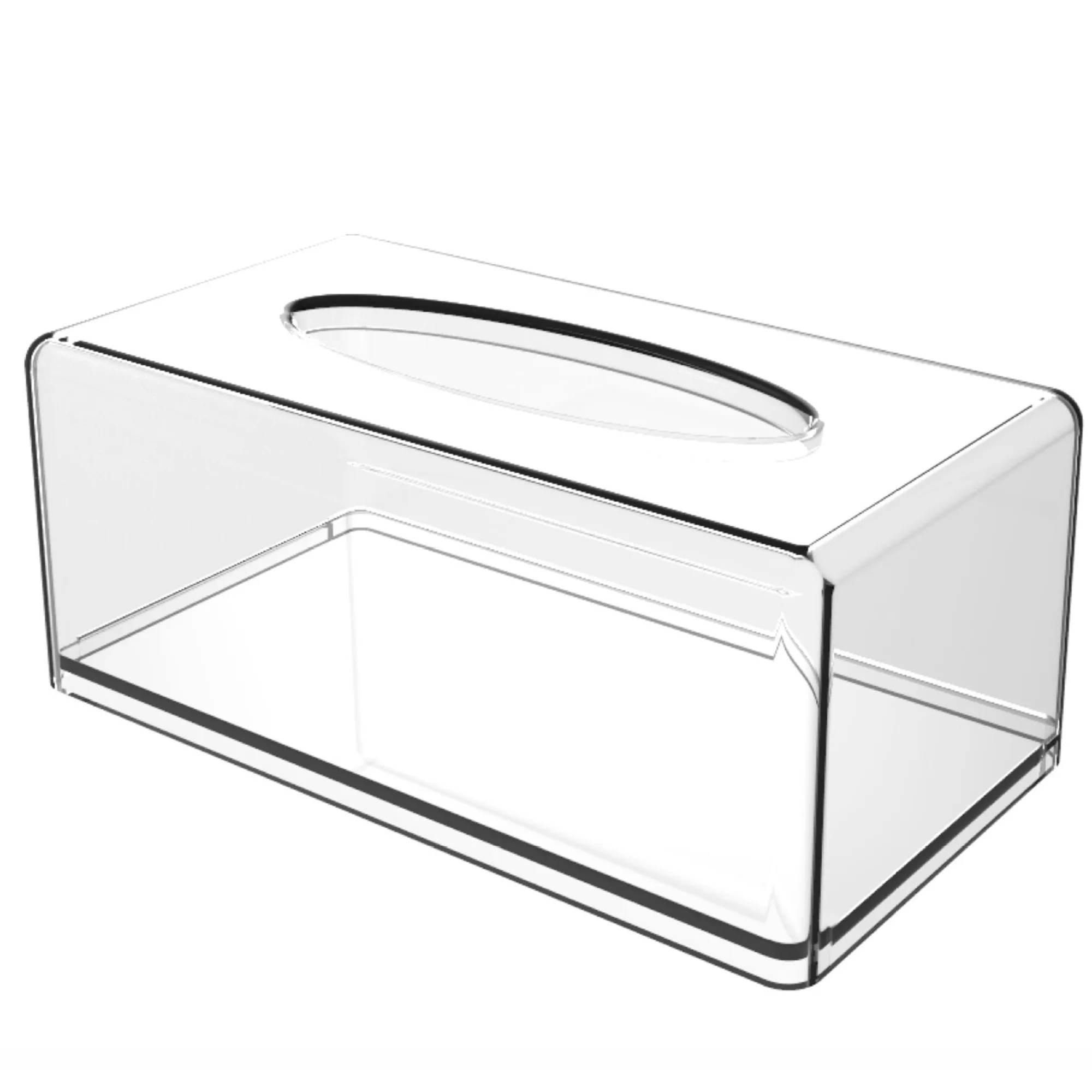 Clear Acrylic Tissue Box 10