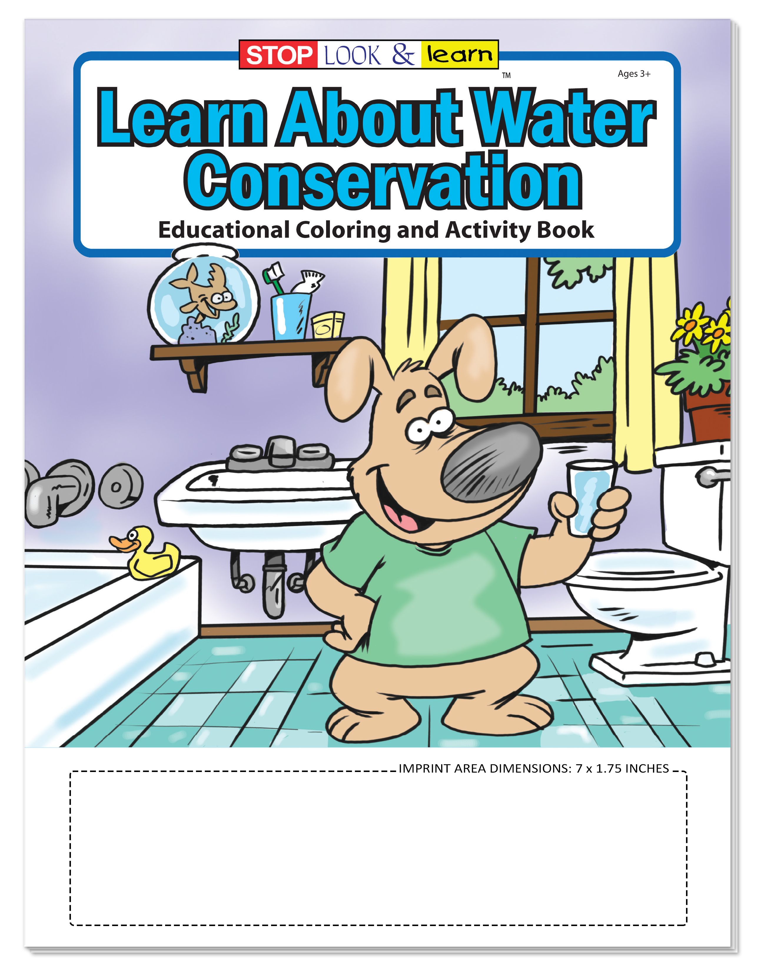 COLORING SET - Learn About Water Conservation Coloring Book Fun Pack 1