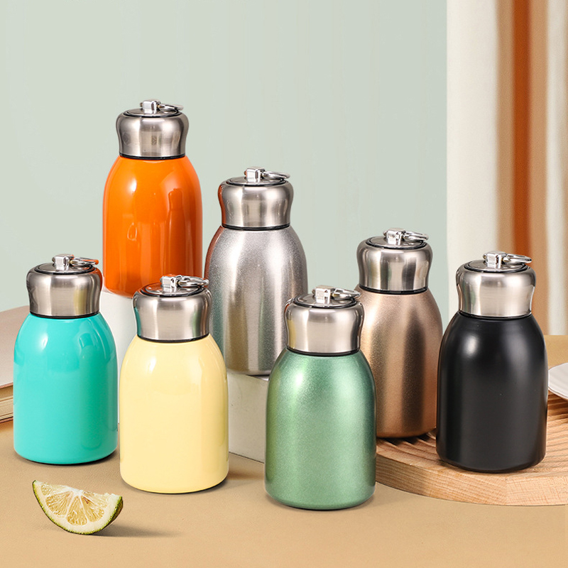 10 oz Stainless Steel Vacuum Flasks 2