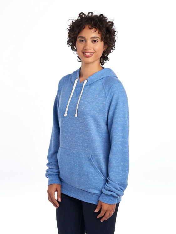 JERZEES Snow Heather Ring-Spun Unisex Raglan Hood, custom hoodie or sweatshirt with logo imprint 7