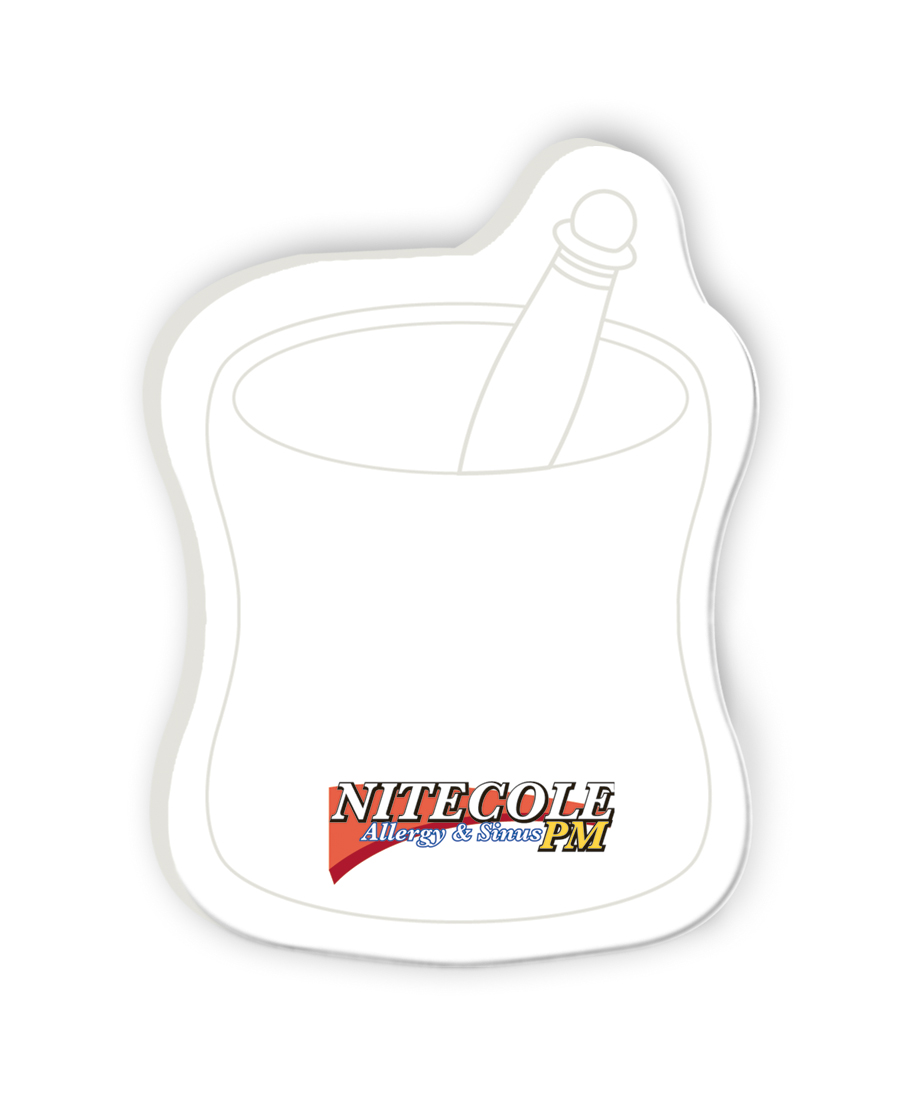 Souvenir® Sticky Note™ 4" x 3" Die Cut Pad, 50 sheet 56