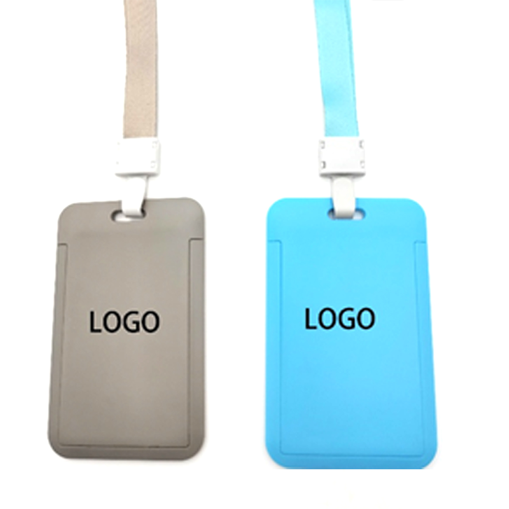 Customized logo enterprise employee name tags with retractable lanyards 3