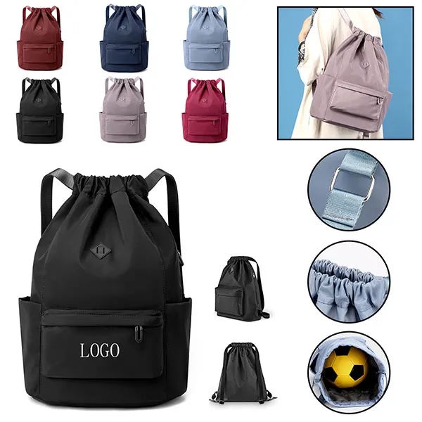 Casual Drawstring Backpack 2