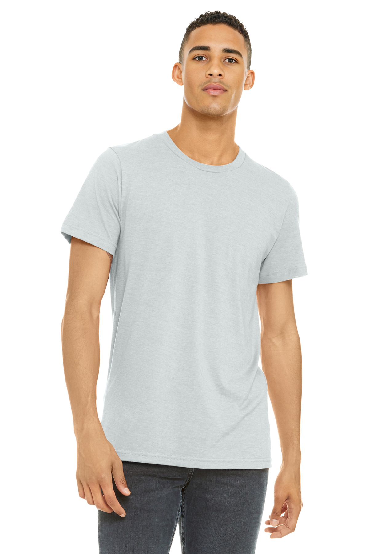 BELLA+CANVAS Unisex Heather CVC Short Sleeve Tee. BC3001CVC 292