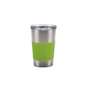 300ml Stainless Steel Cup with Silicone Lid And Straw 20