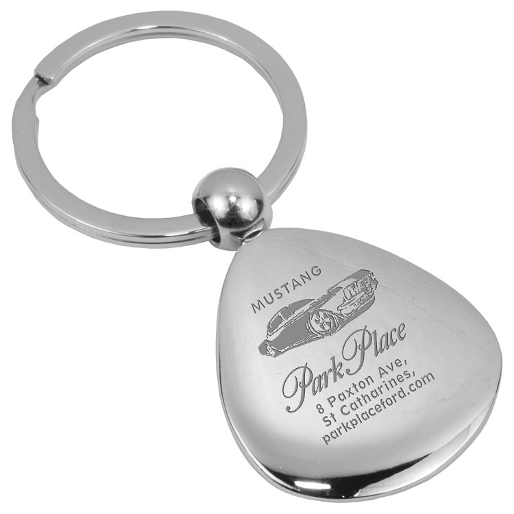 "Infini" Laser Engraved Metal Keyholder 3