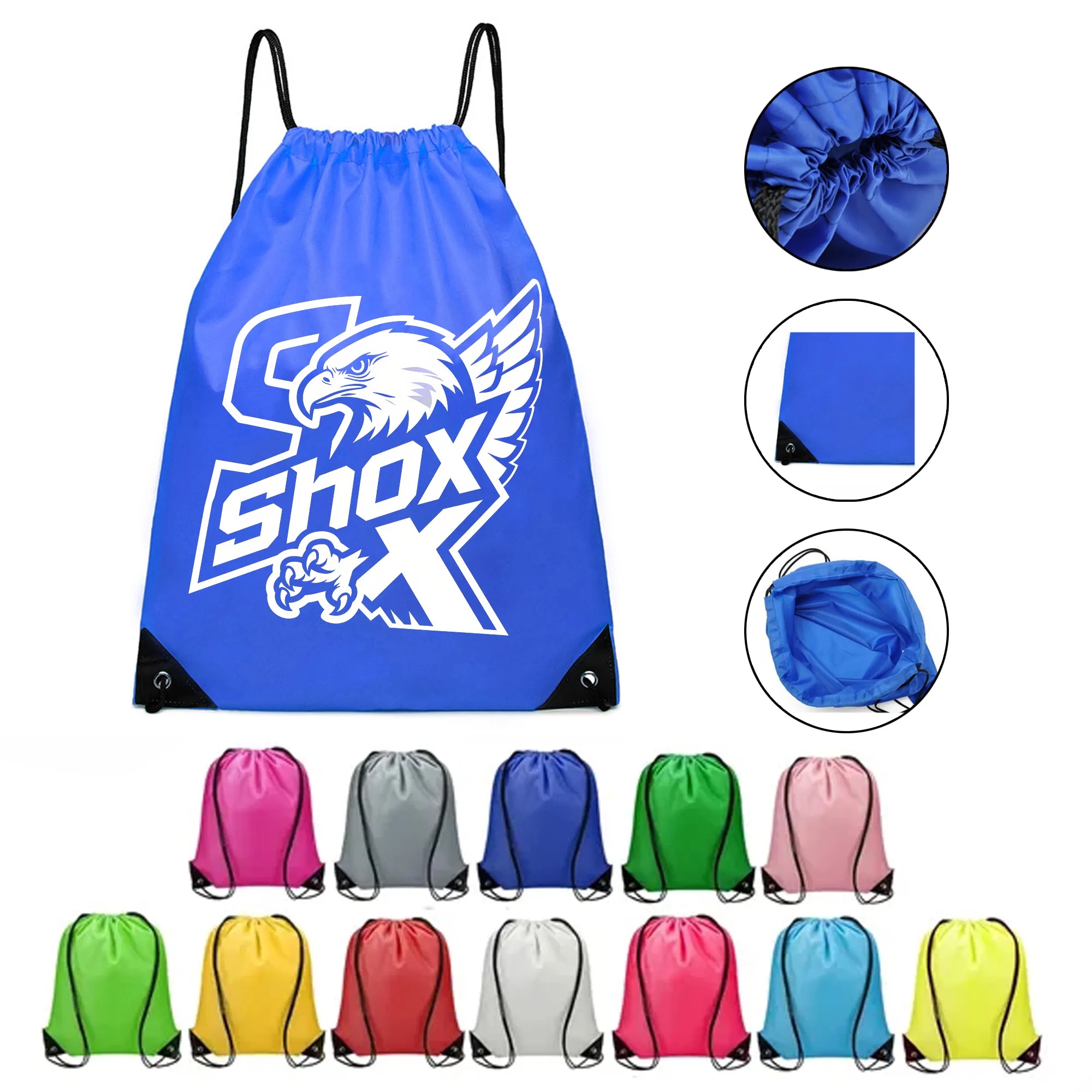 MOQ 20 Waterproof Drawstring Bags For Outdoor Sports 1