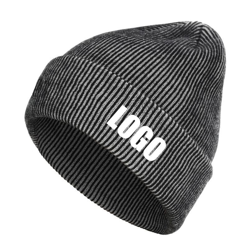 Custom Beanie Hats Winter Knitted Caps Unisex 1
