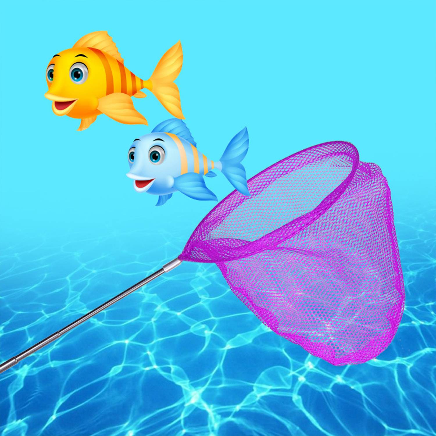 Stainless Steel Children'S Fishing Net 9