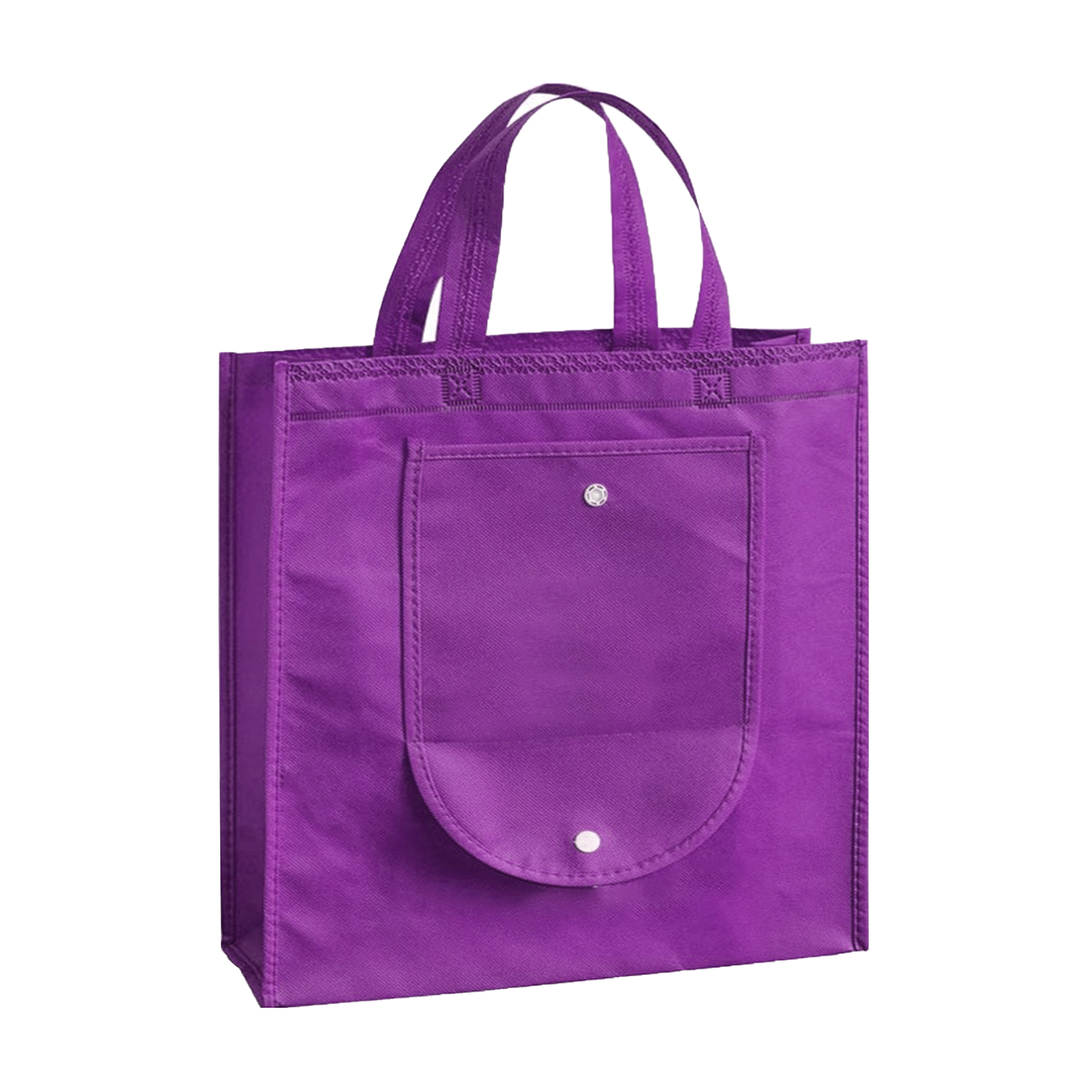 Reinforced Foldable 80gsm Non Woven Gag With Snap Button 1