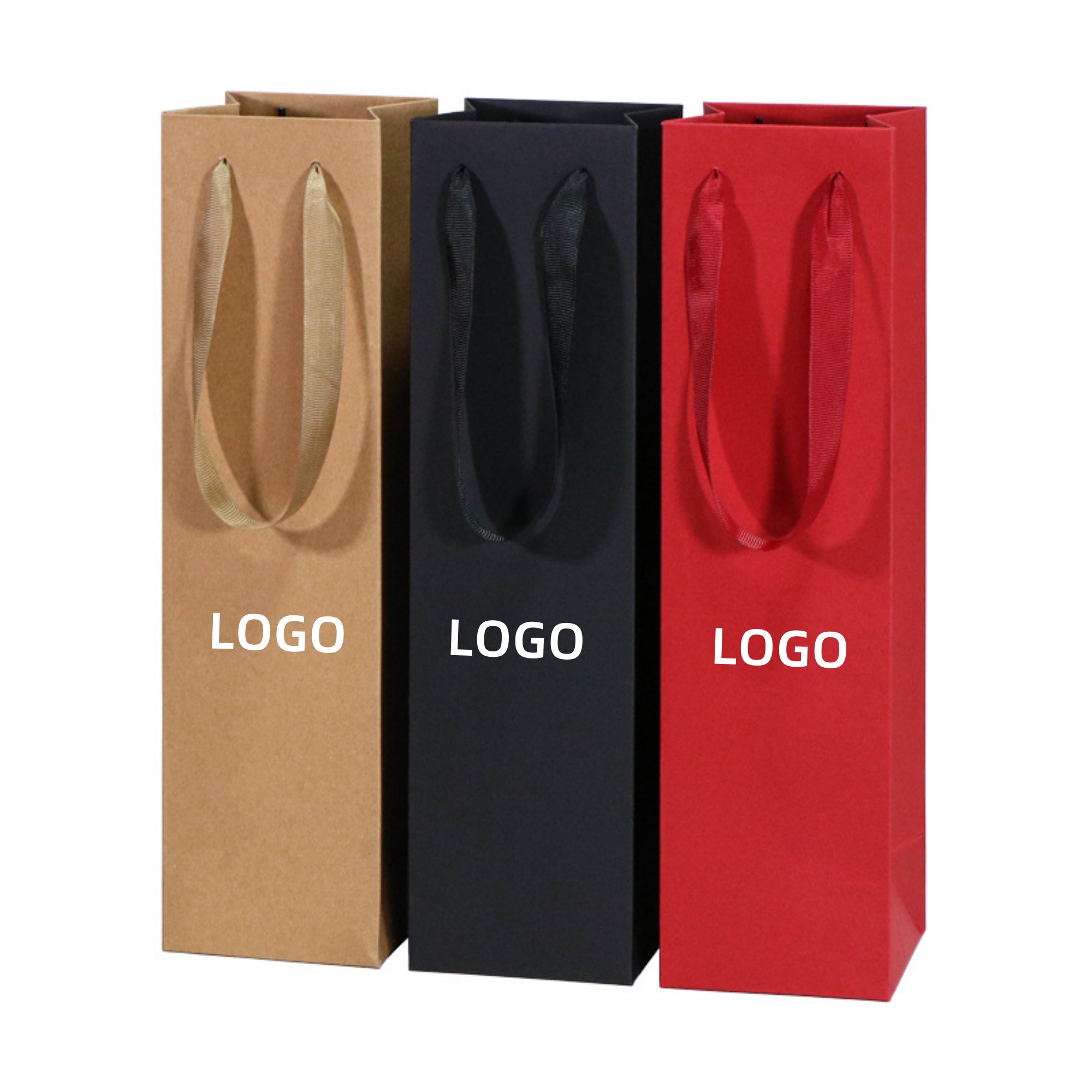Colorful Wine Gift Paper Bags 2