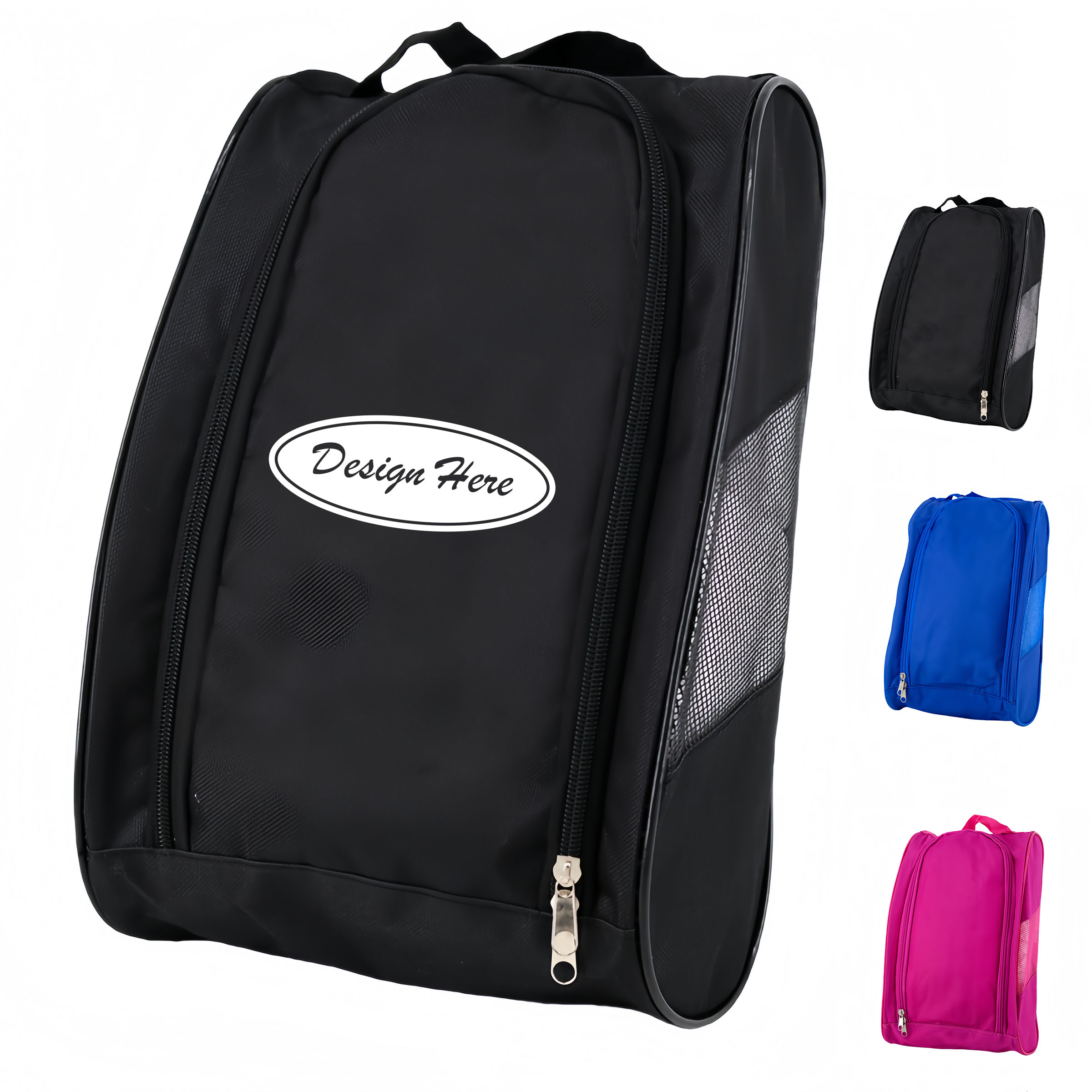 600D Oxford cloth shoe bag with customizable logo 3