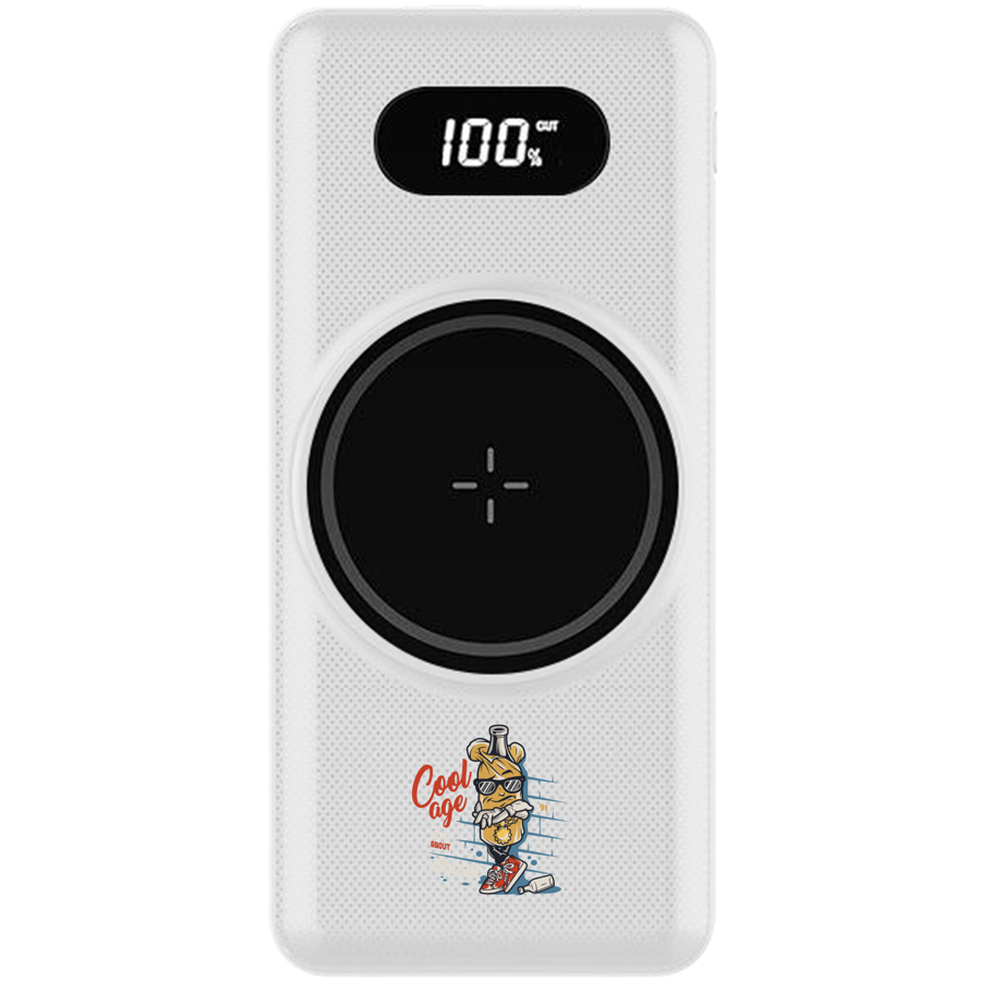 15W Wireless Power Bank 10000mAh W/ LED Display 5