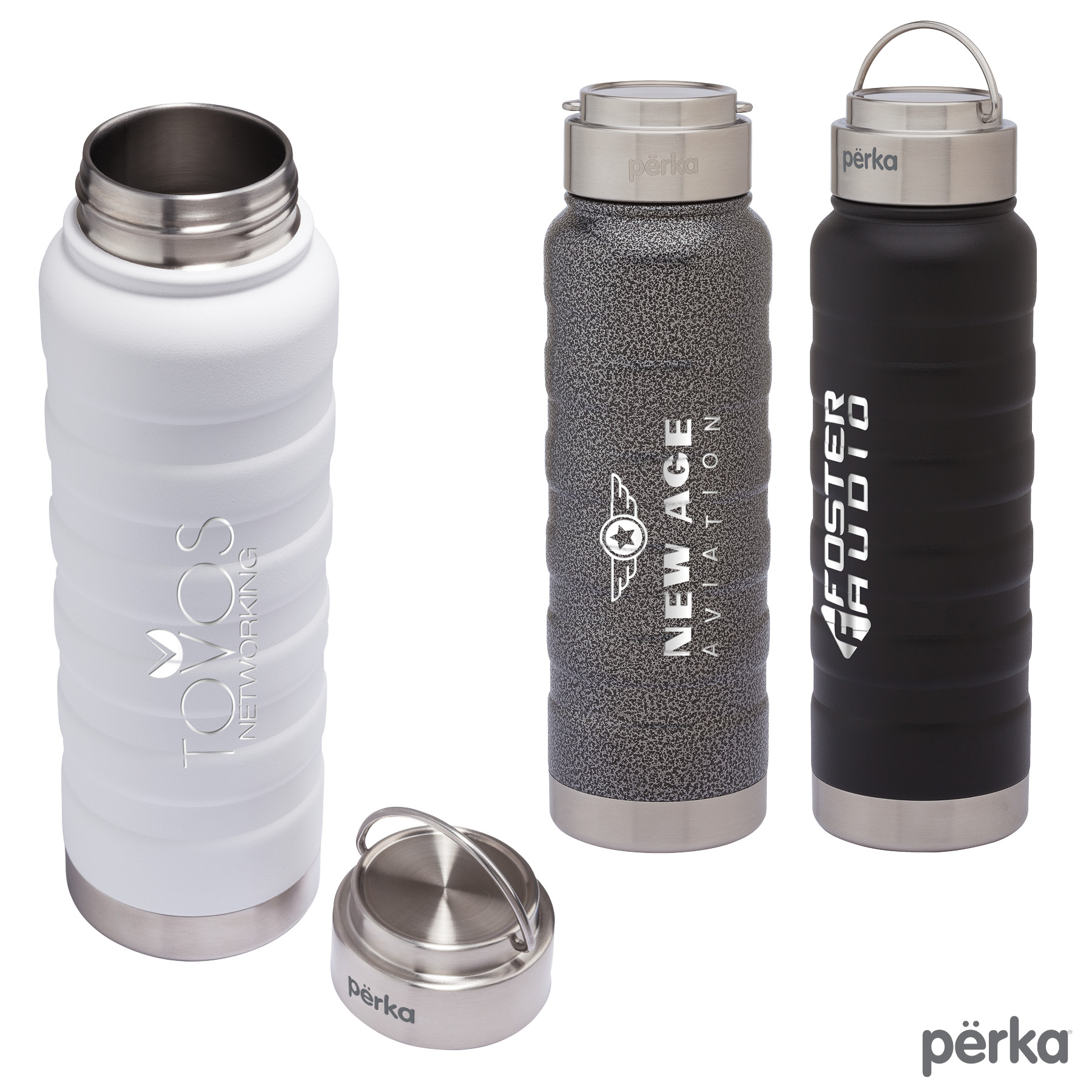 Perka® Roak 24 oz. 304 SS Bottle w/ Copper Lining 6