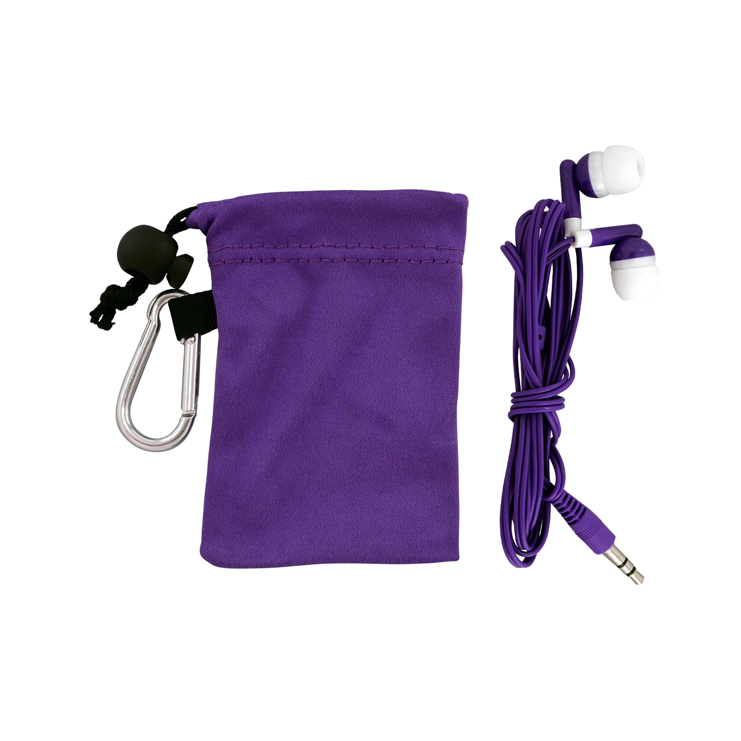 Microfiber Colorful Ear Bud Pouch 8