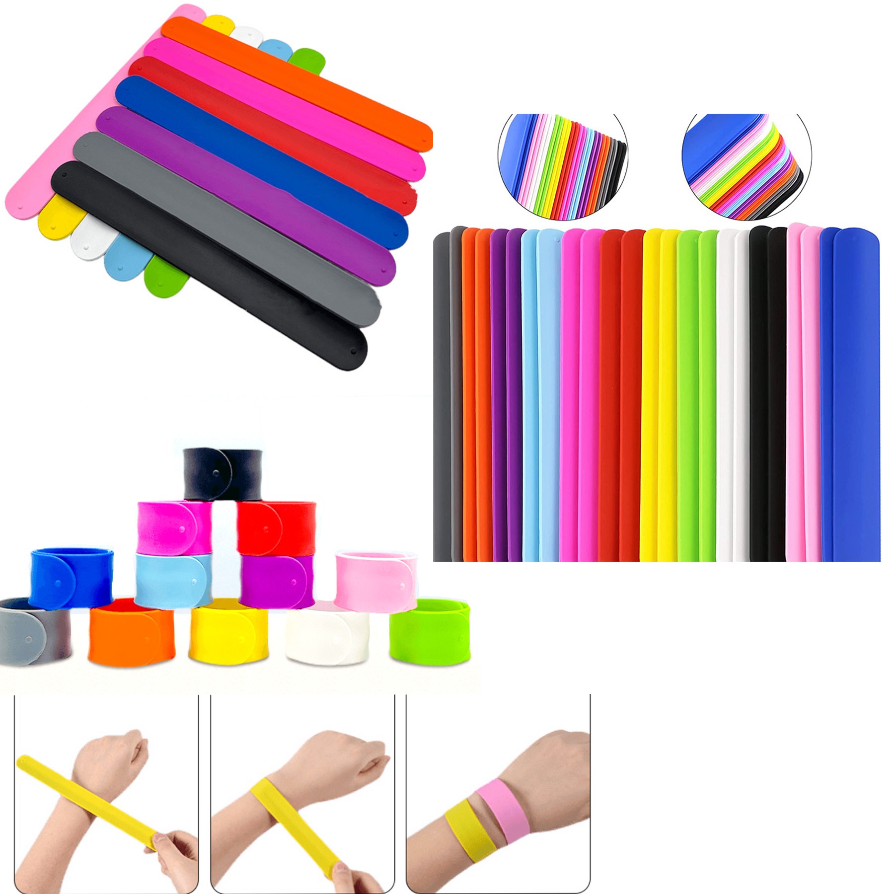 Silicone Wrist Strap Clapper Bracelet DIY 2