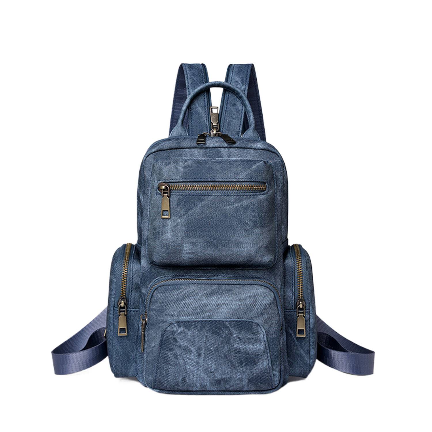 PU Leather Convertible Crossbody Backpack 4