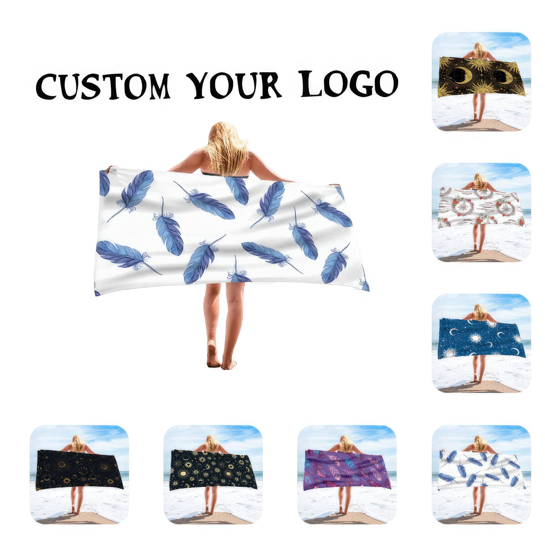 Lightweight Beach Blanket Towel For Swimming Sports 2