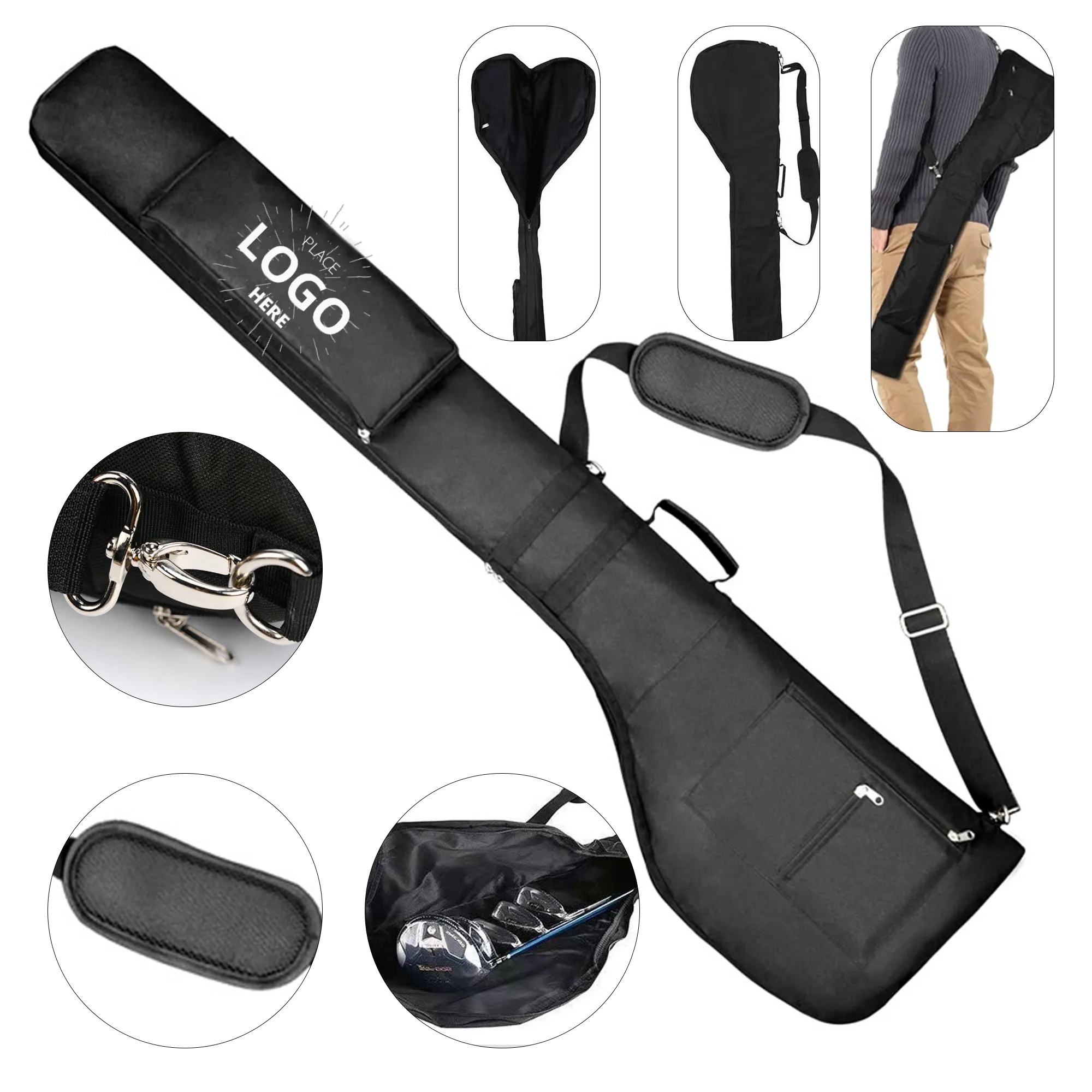 Foldable Portable Golf Club Bag 2