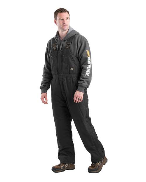 Men's Heartland Insulated Washed Duck Bib Overall - B377 11