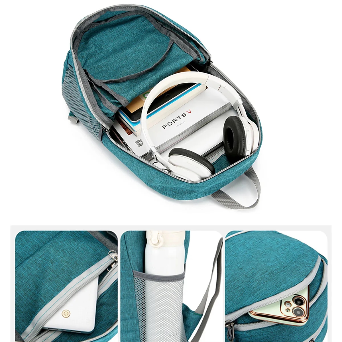 Outdoor Foldable Camping Hiking Daypack Travel Backpack 6
