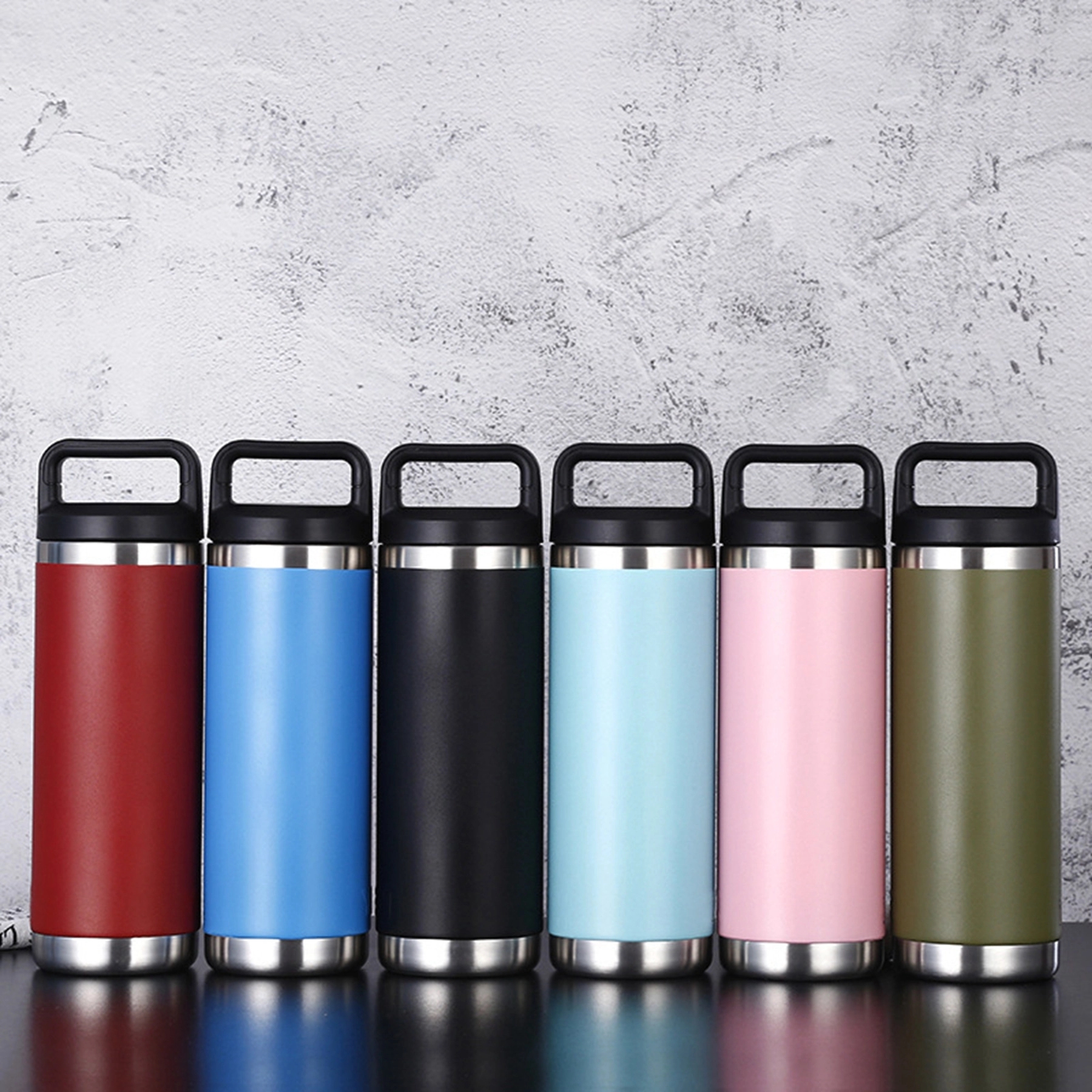 18 OZ Double Wall Vacuum Stainless Steel Mug with Laptop Lid 2