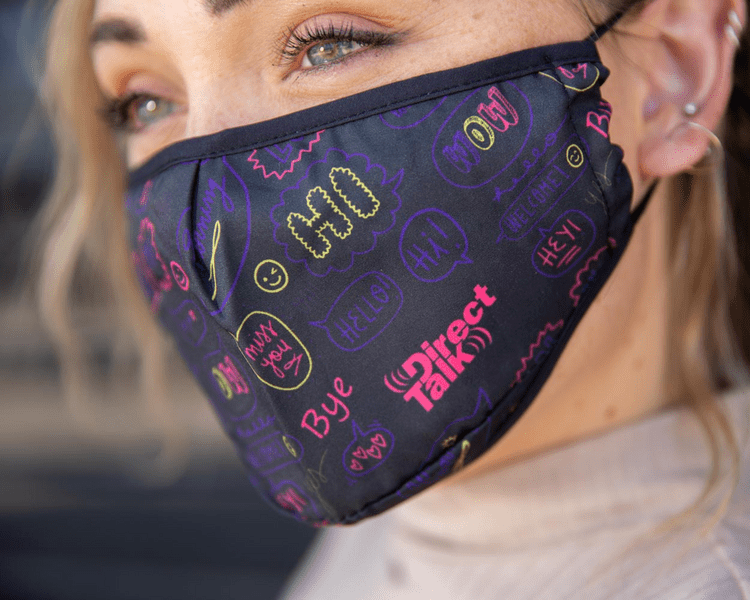 IMPORT Titan 3-Ply Dye-Sub Adult Face Mask w/ Adjustable Elastic Straps 32