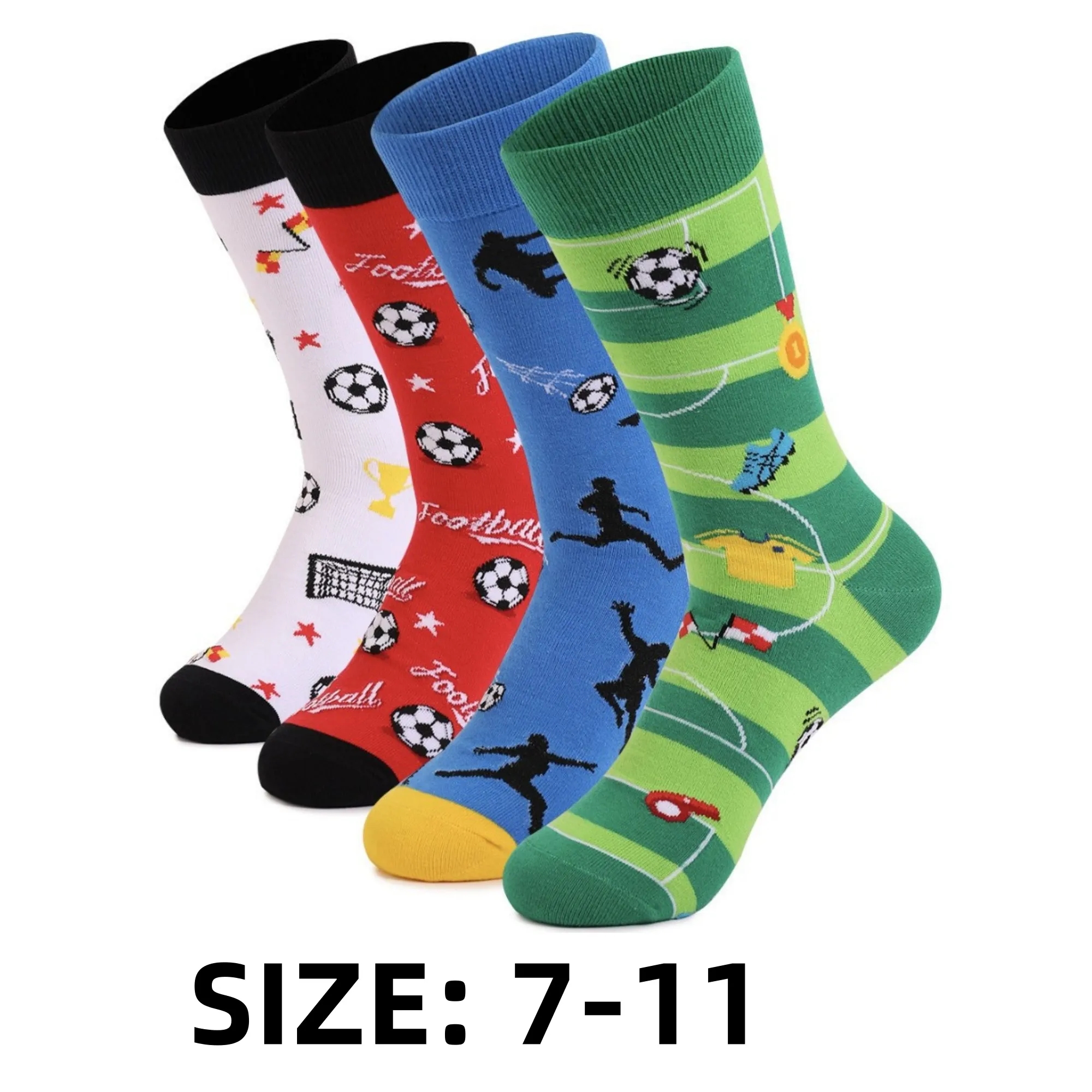 Casual Athletic Crew Sock Combed Cotton 3