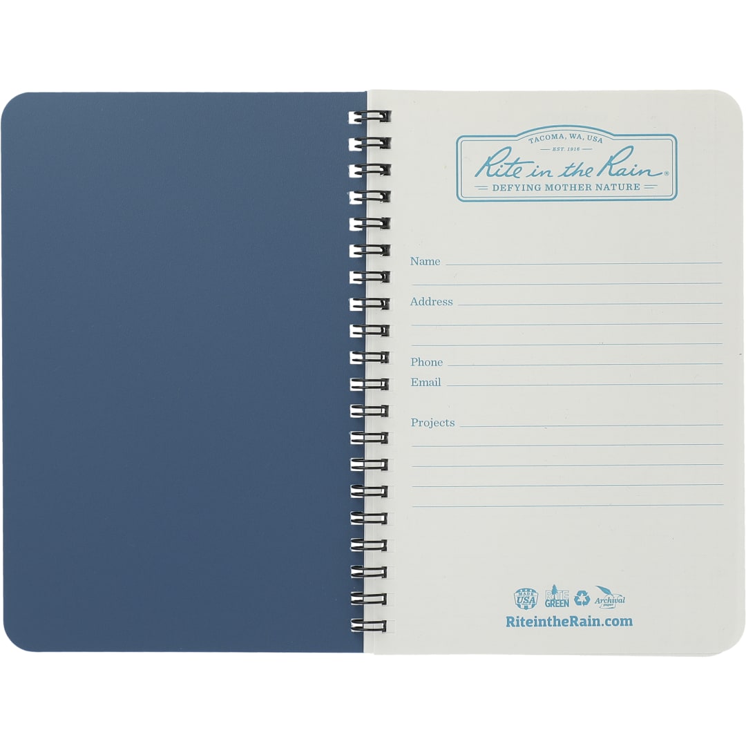 4.6” x 7” Rite in the Rain Side Spiral Notebook 43