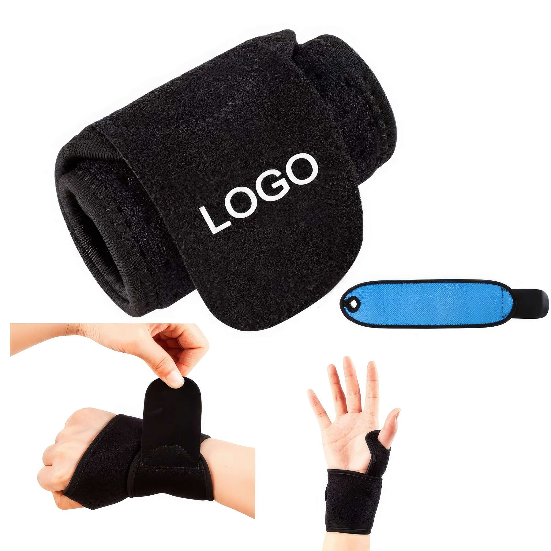 Adjustable Wrist Wrap Strap for Fitness, Weightlifting 2