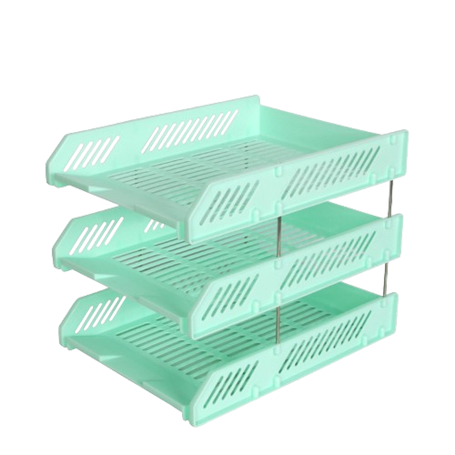 Three-Tier Metal Mesh Storage Rack 3