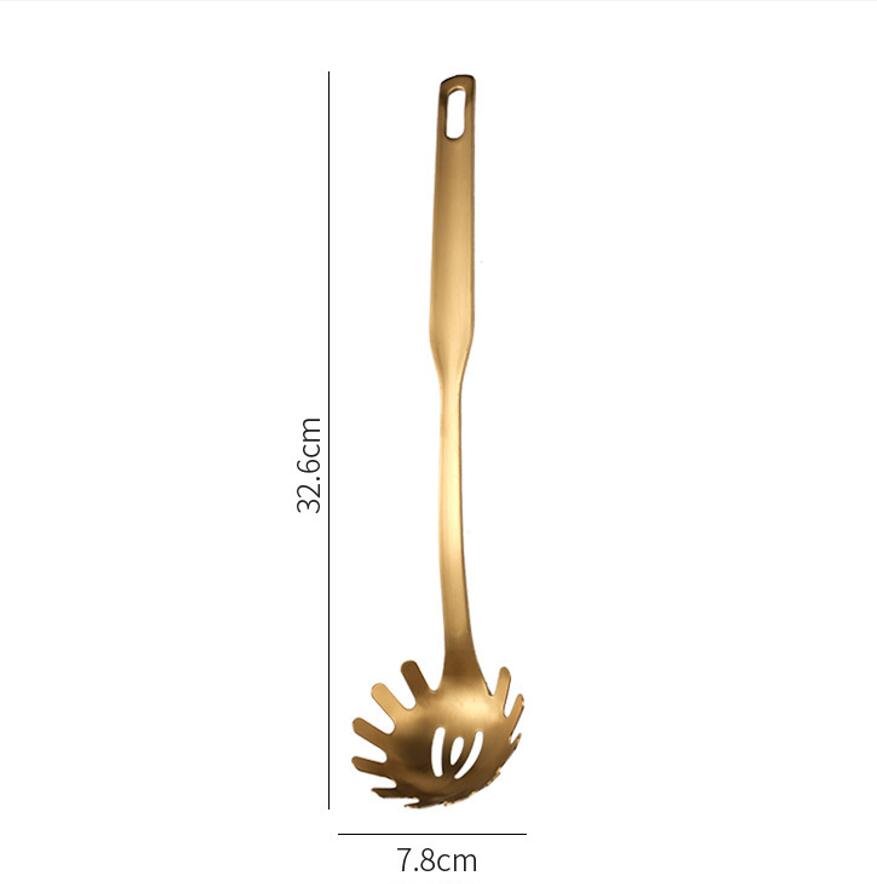 Stainless Steel Cooking Utensils Pasta Fork Spaghetti Server 2