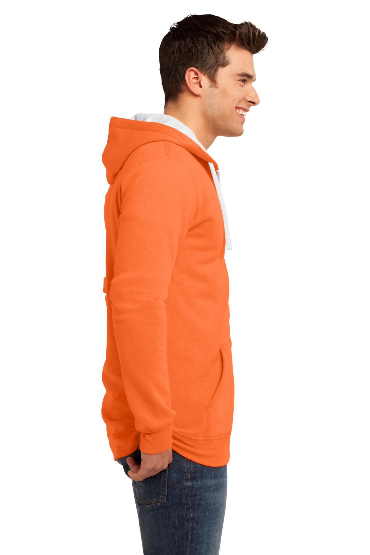 District The Concert Fleece Full-Zip Hoodie. DT800, custom hoodie or sweatshirt with logo imprint 33