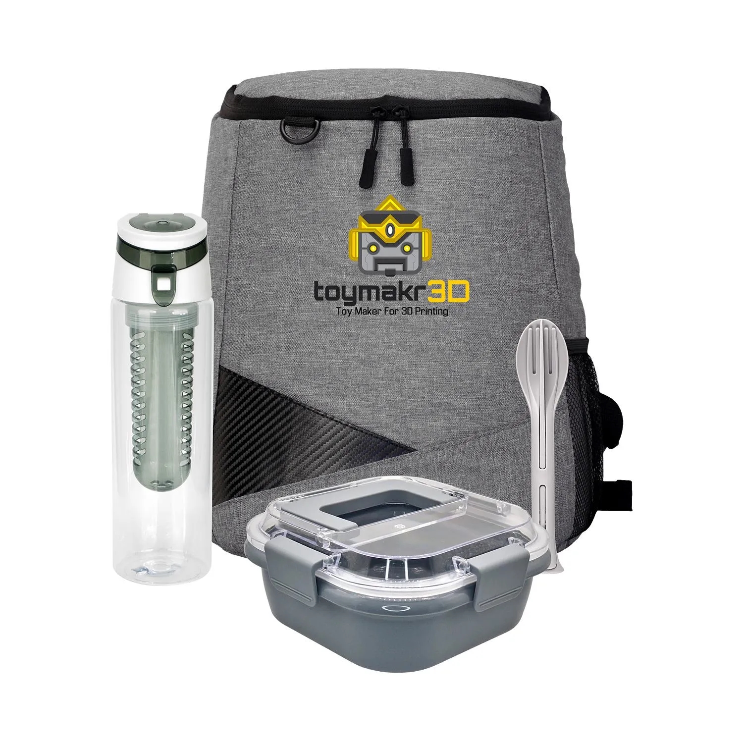 Trendy Lunch Box & Utensil Backpack Set 20