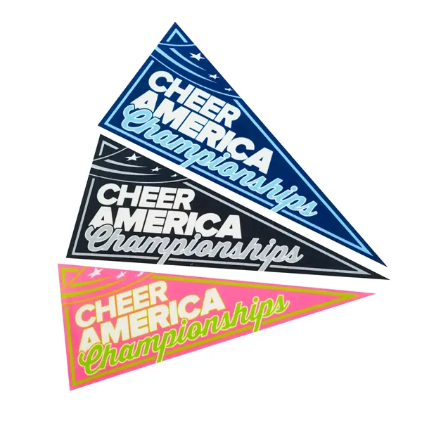 Full Color Imprint Premium Felt Pennant