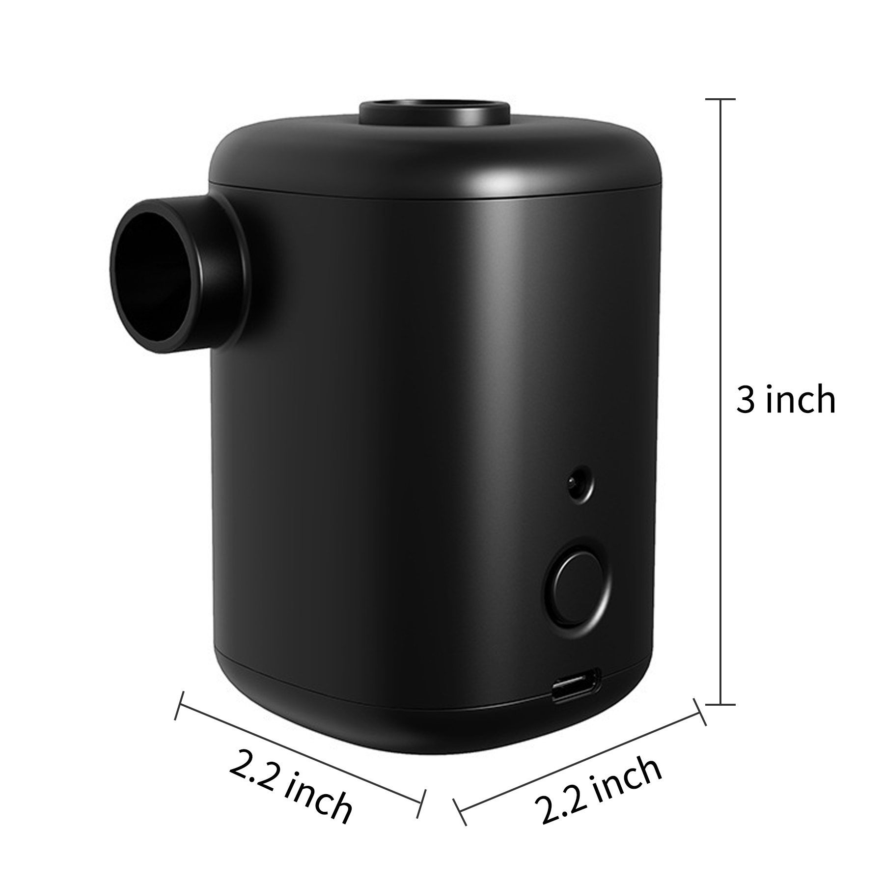 3000mAh Rechargeable Battery Air Mattress Pump 2