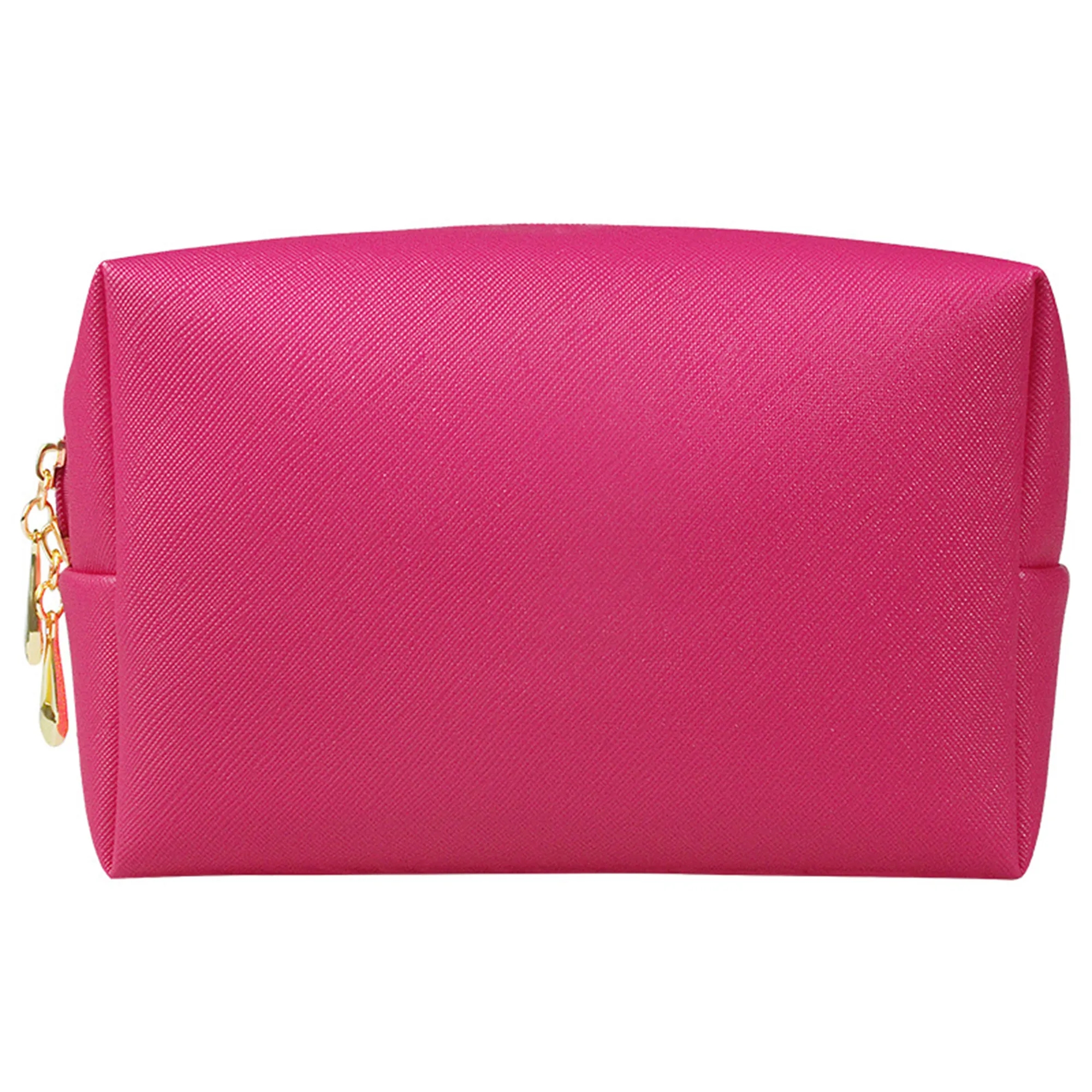 PU Leather Waterproof Travel Cosmetic Bag MOQ 100PCS 3