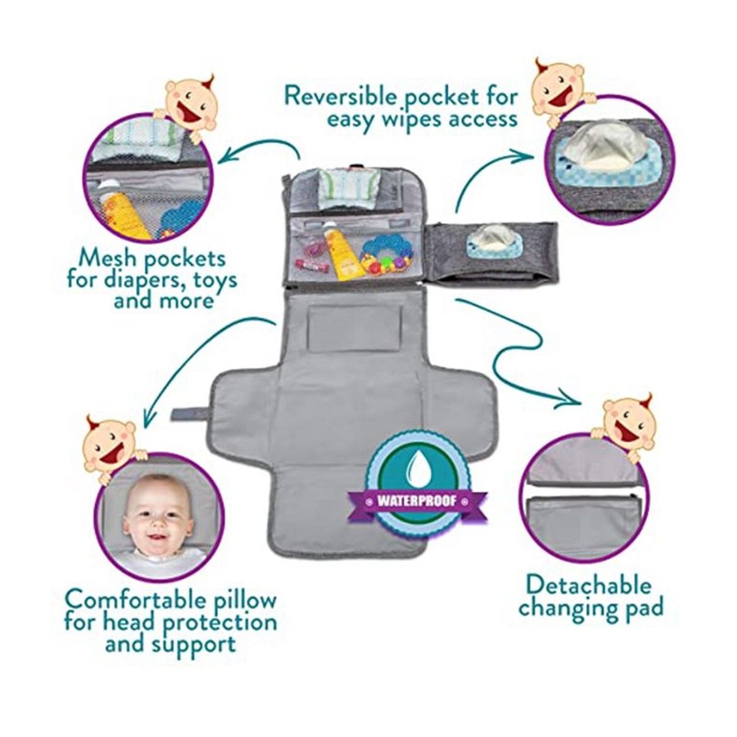 Portable Diaper Changing Pad 2