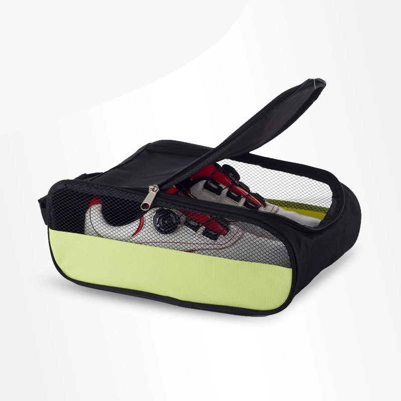 Custom Gift Polyester Mesh Panel Golf Shoe Bag 4