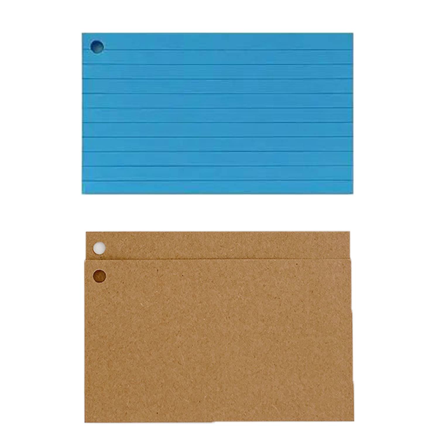 100PCS Double Sided Lined Index Notecards 1