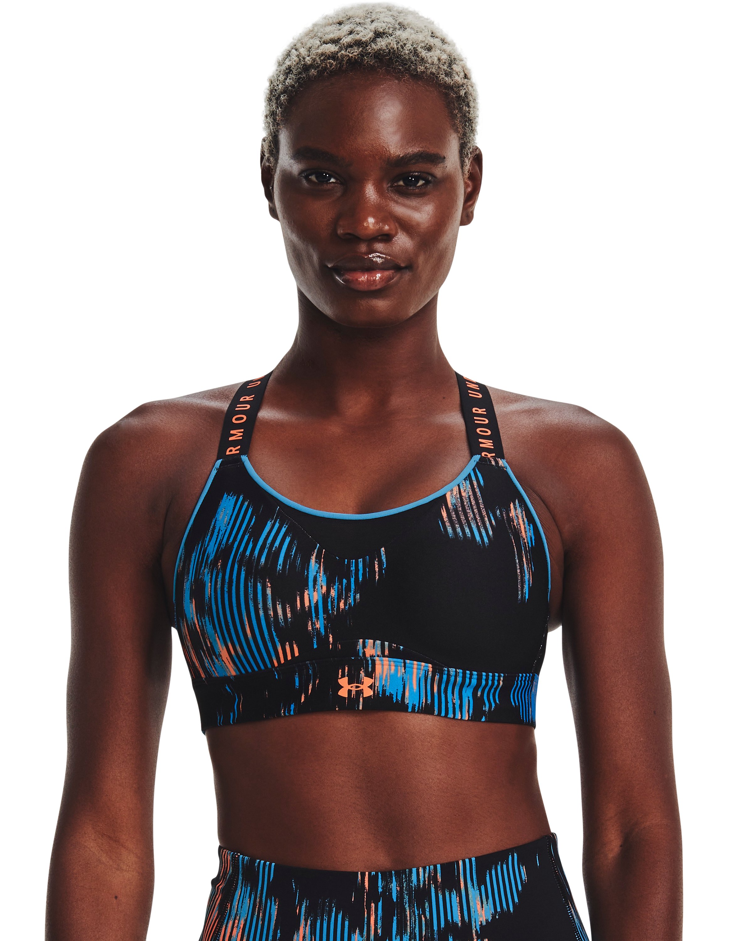 UA Infinity High Printed Women's Sports Bra 10
